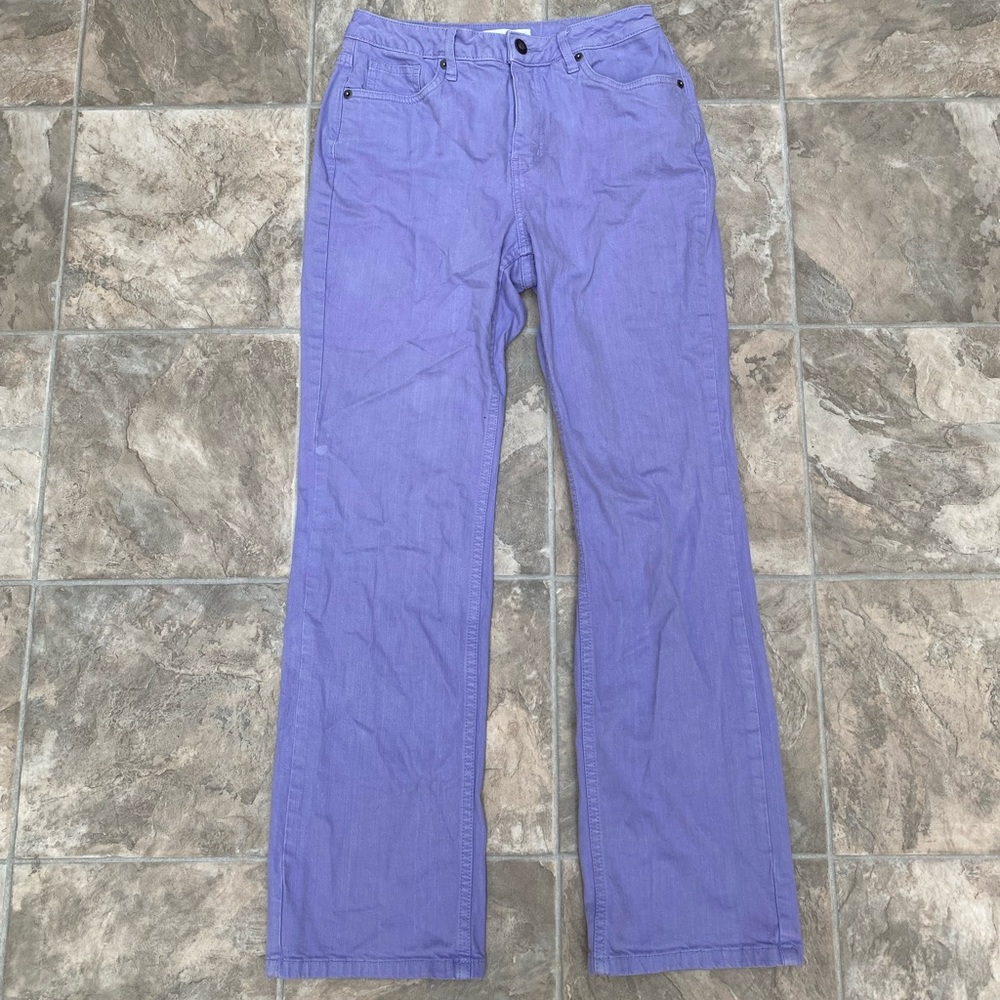 Purple Straight Leg Coldwater Creek Jeans